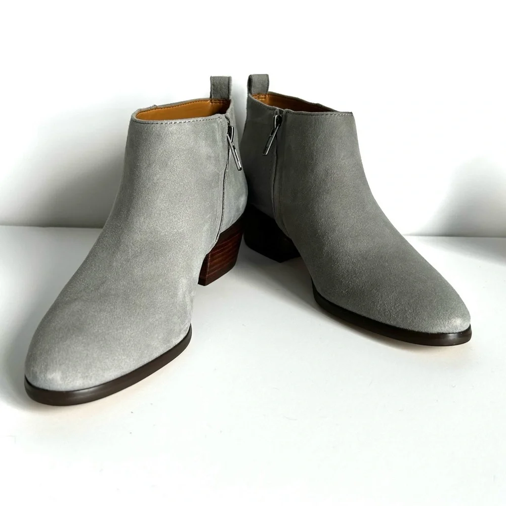 J. Crew Gray Ankle Boots - Picture 3 of 13